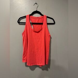 Lululemon Racerback Tank in Red Coral Color Size 6